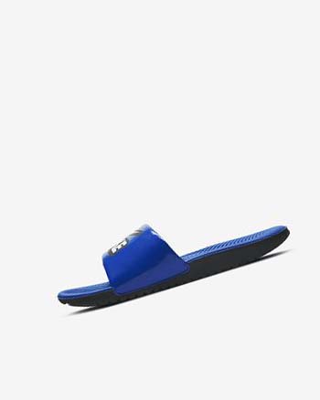 Royal / Black / White Girls' Nike Kawa Slides | UK4605