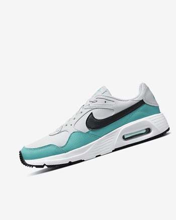 Turquoise / White / Black Men's Nike Air Max SC Sneakers | UK5185