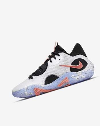 White / Black / Blue / Red Men's Nike PG 6 Basketball Shoes | UK2748