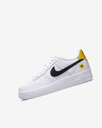 White / Black Boys' Nike Air Force 1 LV8 Sneakers | UK5187