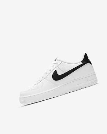 White / Black Boys' Nike Air Force 1 Sneakers | UK2342