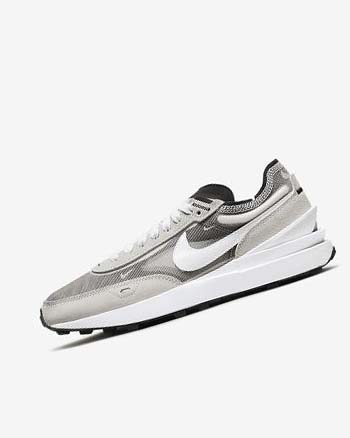 White / Black / Orange / White Women's Nike Waffle One Sneakers | UK5210