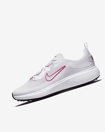 White / Black / Pink Women's Nike Ace Summerlite Golf Shoes | UK2707