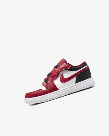 White / Black / Red Boys' Nike Jordan 1 Low Alt Shoes | UK4827