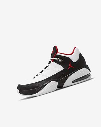 White / Black / Red Boys' Nike Jordan Max Aura 3 Basketball Shoes | UK2335