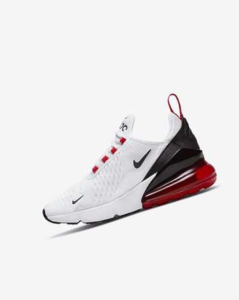 White / Black / Red / Grey Girls' Nike Air Max 270 Casual Shoes | UK5128