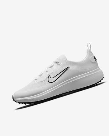 White / Black Women's Nike Ace Summerlite Golf Shoes | UK2818