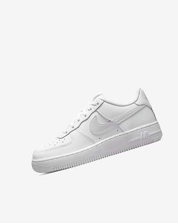 White Boys' Nike Air Force 1 Sneakers | UK3028