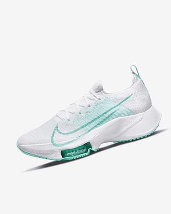 White / Green / Turquoise / Turquoise Women's Nike Air Zoom Tempo NEXT% Running Shoes | UK4490