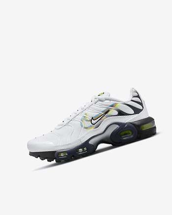 White / Grey / Blue Boys' Nike Air Max Plus Sneakers | UK2500