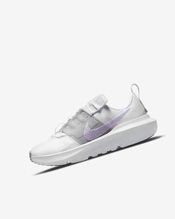 White / Grey / Pink / Purple Boys' Nike Crater Impact Sneakers | UK2546