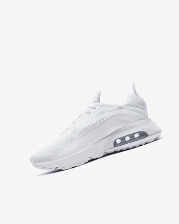 White / Grey / White / White Boys' Nike Air Max 2090 Casual Shoes | UK4941