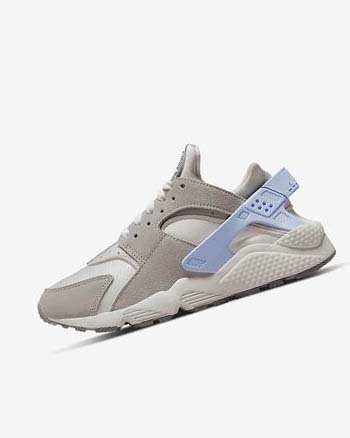 White / Grey Women's Nike Air Huarache Sneakers | UK5028