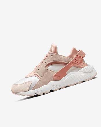 White / Khaki Grey / Light Women's Nike Air Huarache Sneakers | UK2491