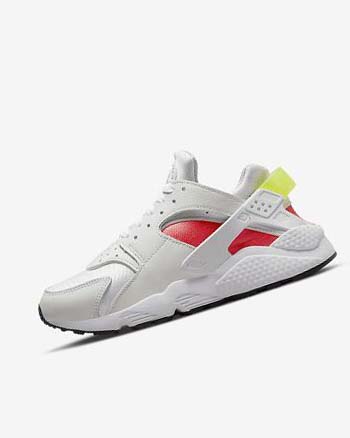 White / Light Red / Black Women's Nike Air Huarache Sneakers | UK5385