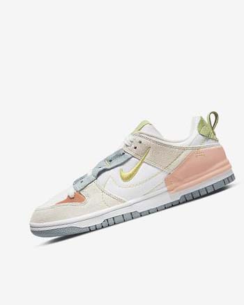 White / Light Women's Nike Dunk Disrupt 2 Sneakers | UK5170