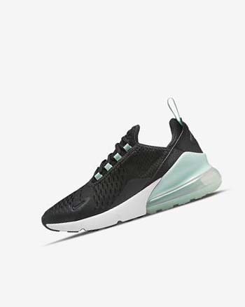 White / Mint / Black Boys' Nike Air Max 270 Casual Shoes | UK3106