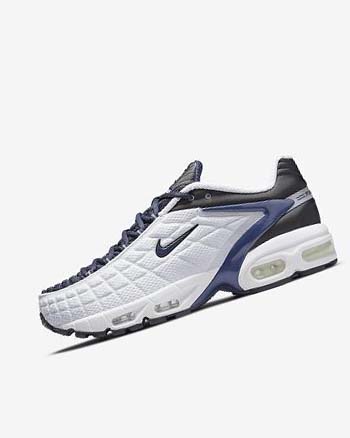 White / Navy / Black / Navy Men's Nike Air Max Tailwind V SP Casual Shoes | UK5578