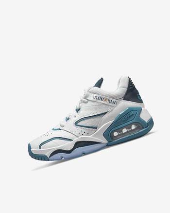 White / Navy / Blue Boys' Nike Jordan Point Lane Basketball Shoes | UK5464