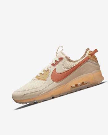 White / Orange / Pink / Deep Yellow Men's Nike Air Max Terrascape 90 Sneakers | UK4687