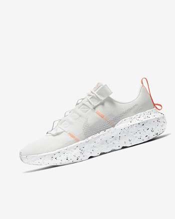 White / Platinum / Grey Women's Nike Crater Impact Sneakers | UK5291