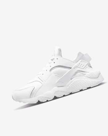 White / Platinum Women's Nike Air Huarache Sneakers | UK2771