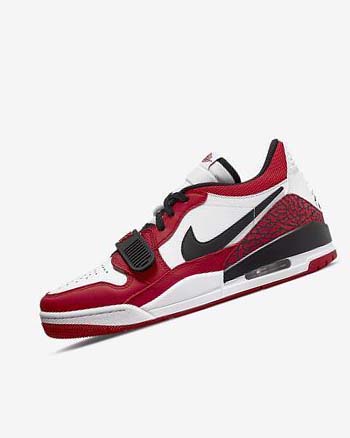 White / Red / Black Men's Nike Air Jordan Legacy 312 Low Basketball Shoes | UK2207