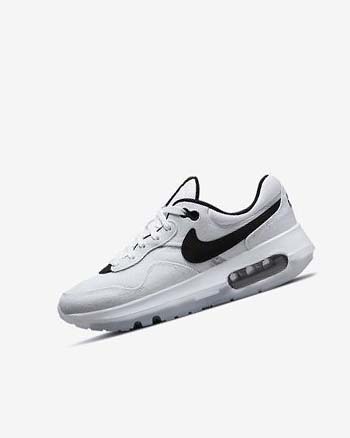 White / White / Black Boys' Nike Air Max Motif Shoes | UK2746