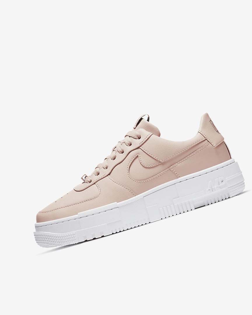 Beige / Black / White / Beige Women\'s Nike Air Force 1 Pixel Sneakers | UK5506