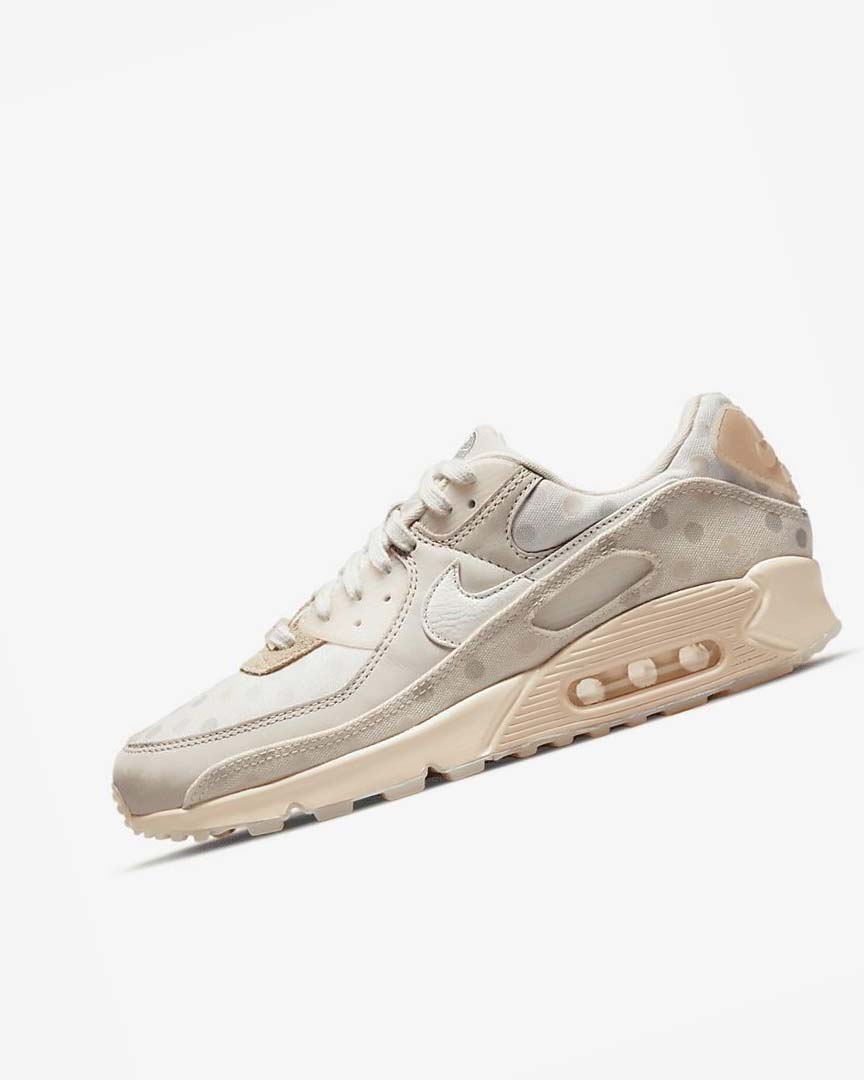 Beige Men\'s Nike Air Max 90 NRG Casual Shoes | UK4873