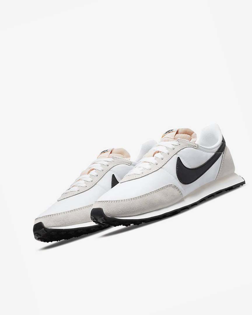 Beige / White / Black Men's Nike Waffle Trainer 2 Casual Shoes | UK4927