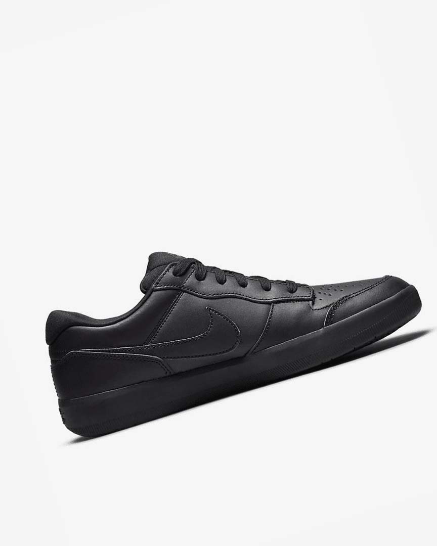 Black / Black / Black / Black Men's Nike SB Force 58 Premium Skate Shoes | UK4534