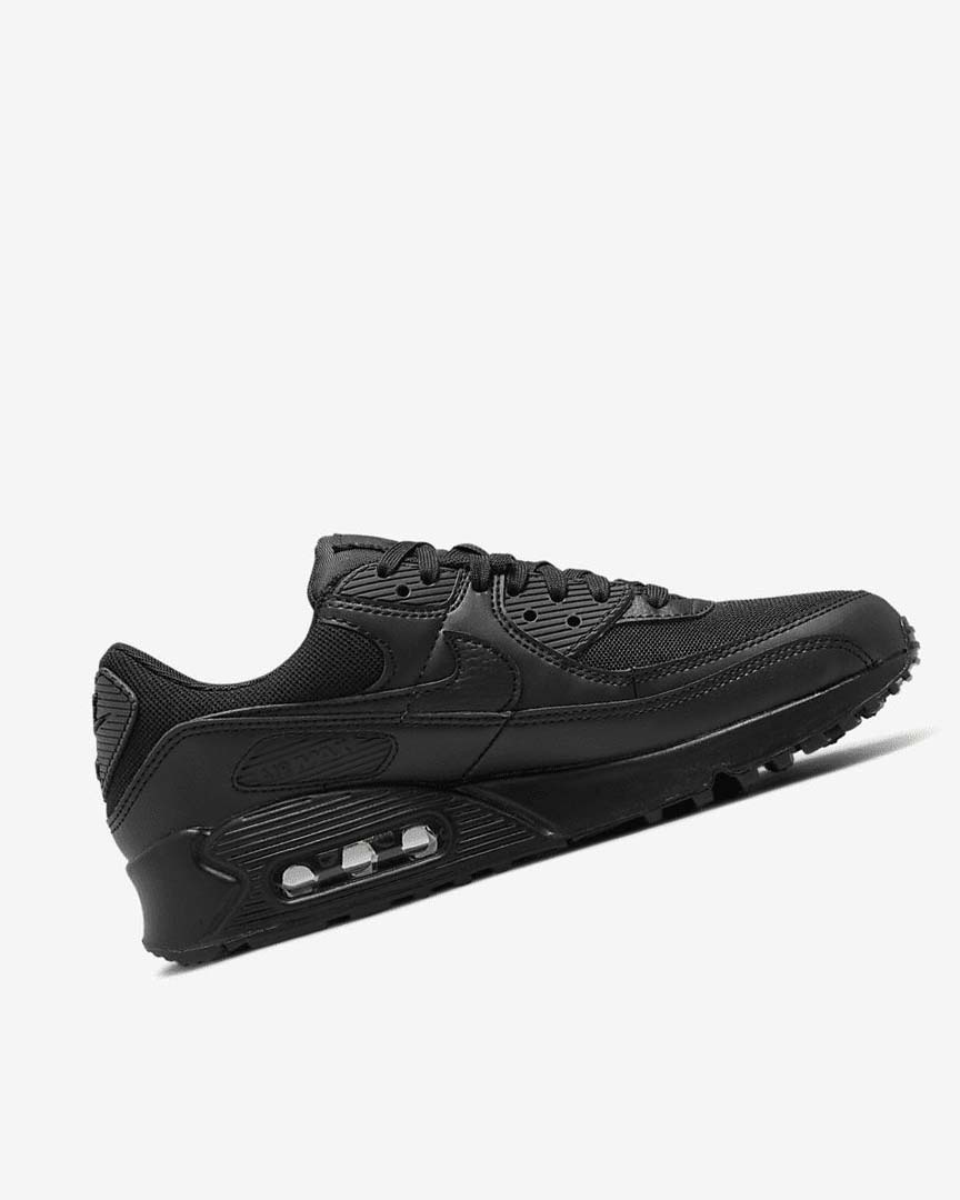 Black / Black / Black / Black Women's Nike Air Max 90 Casual Shoes | UK1182