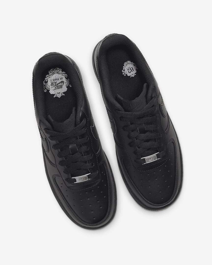 Black / Black / Black / Black Women's Nike Air Force 1 '07 Sneakers | UK3110