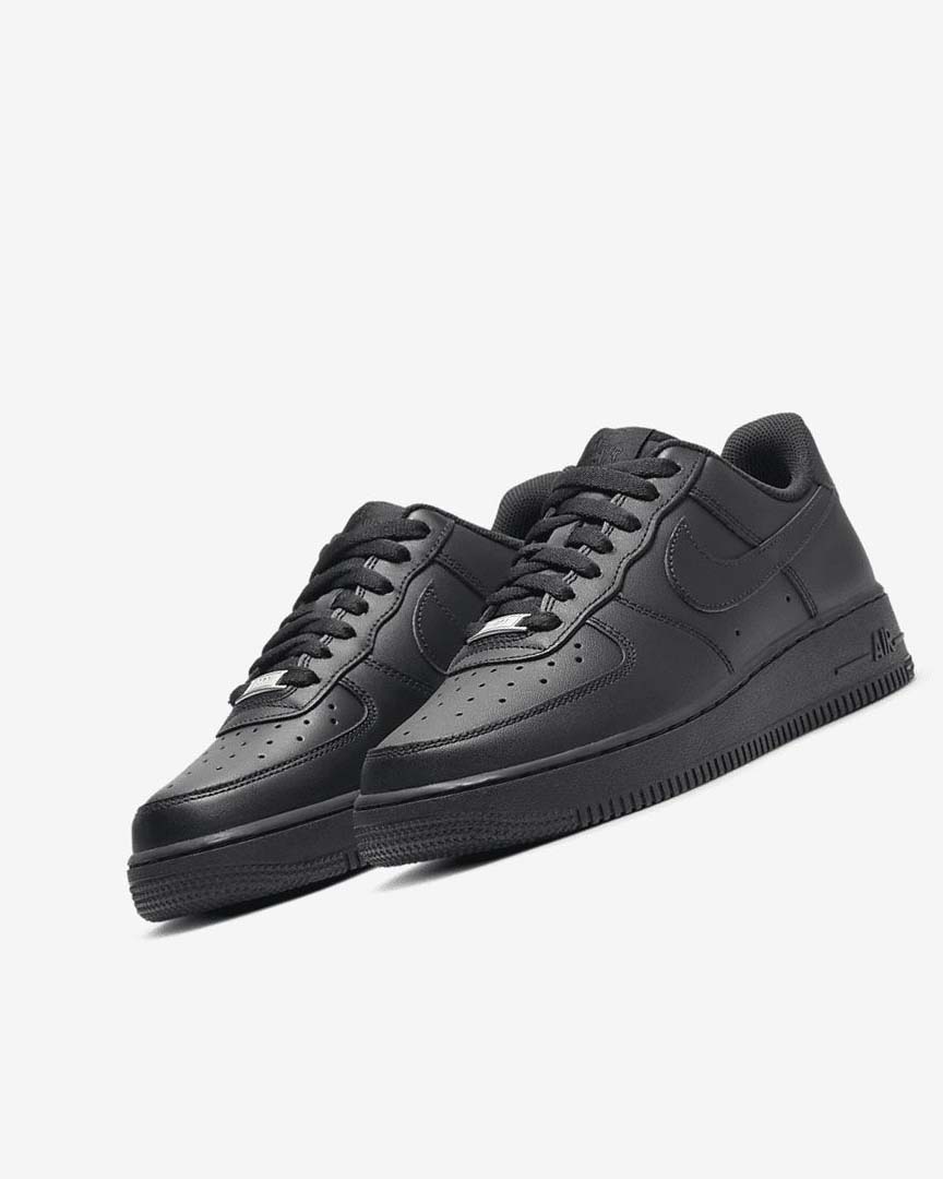 Black / Black / Black / Black Women's Nike Air Force 1 '07 Sneakers | UK3110