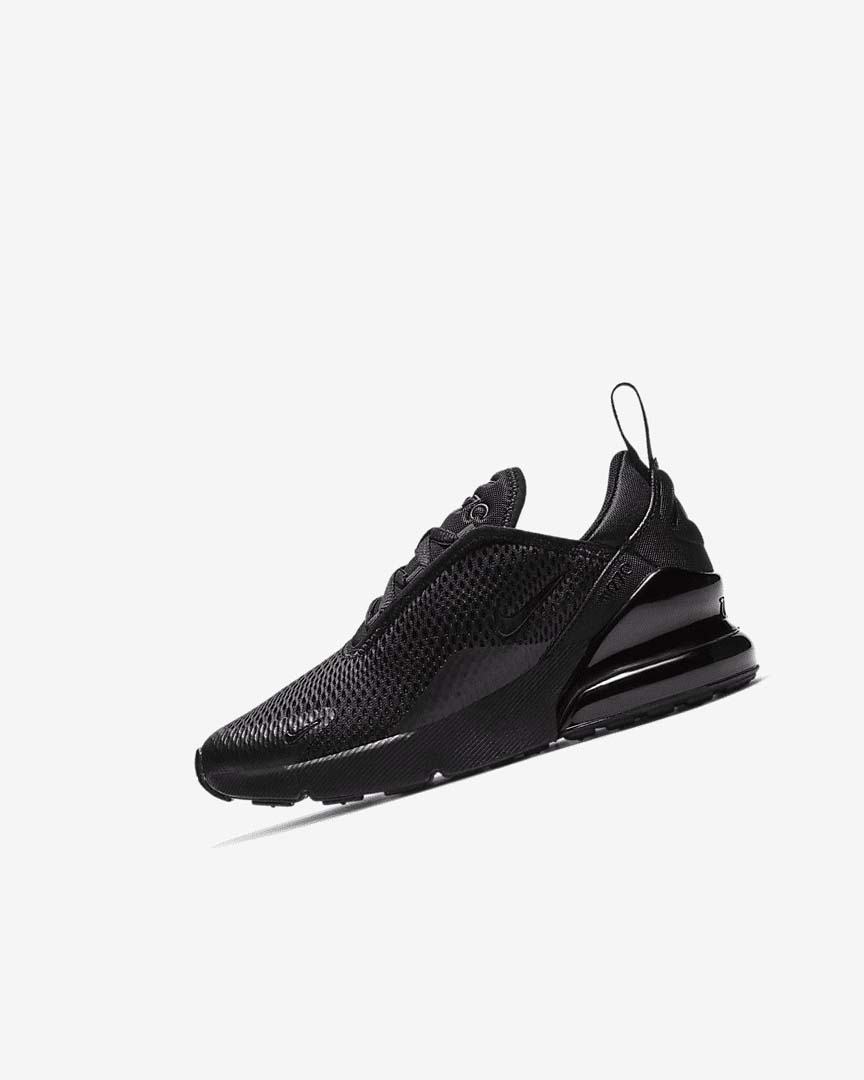 Black / Black / Black Boys\' Nike Air Max 270 Casual Shoes | UK2320