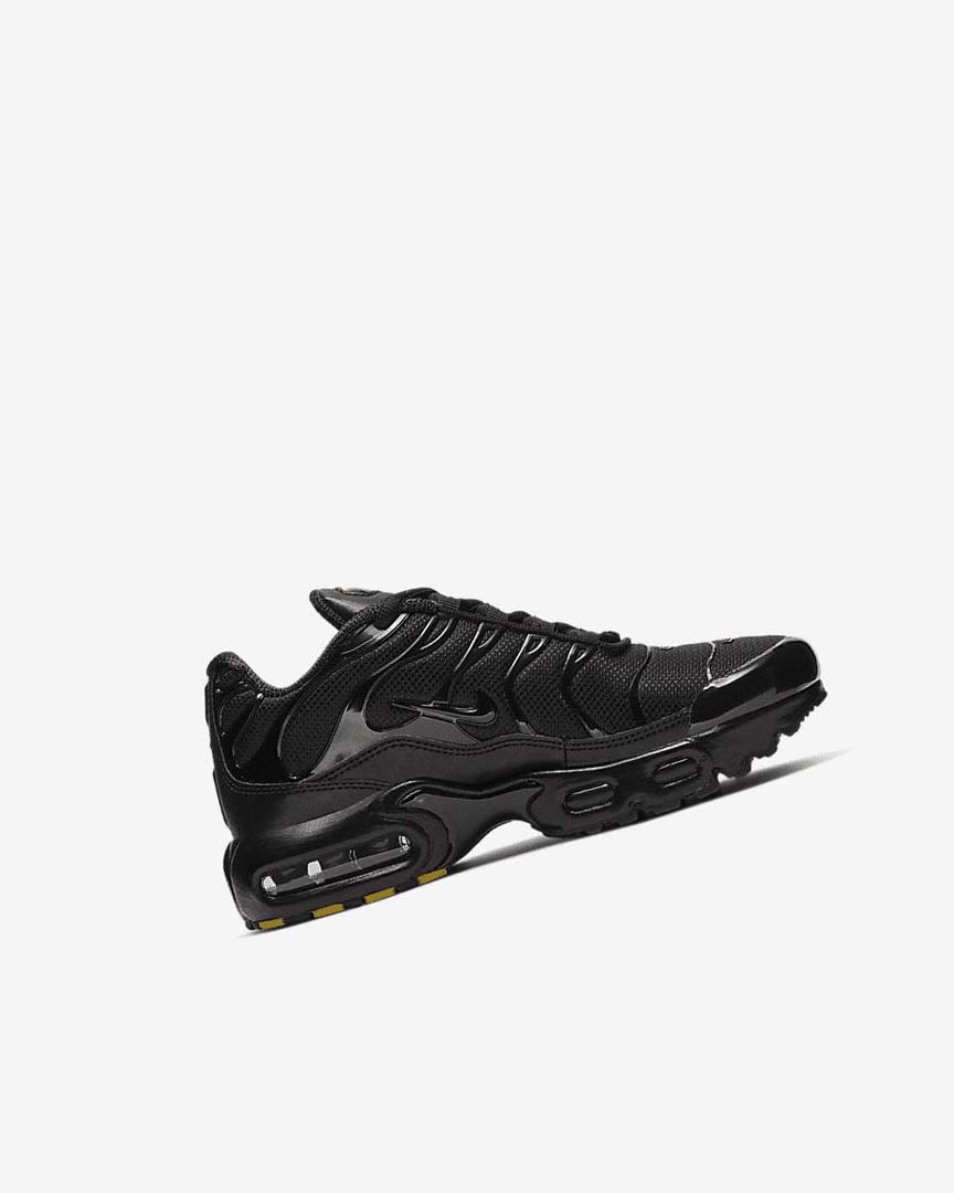 Black / Black / Black Boys' Nike Air Max Plus Sneakers | UK2433