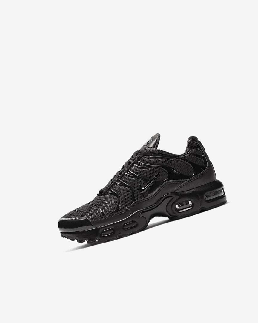 Black / Black / Black Boys\' Nike Air Max Plus Sneakers | UK2433