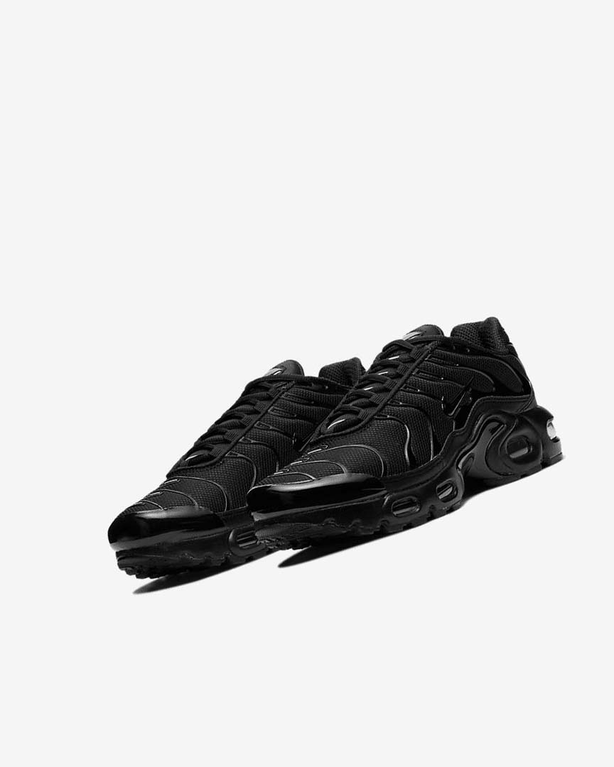 Black / Black / Black Boys' Nike Air Max Plus Sneakers | UK2858