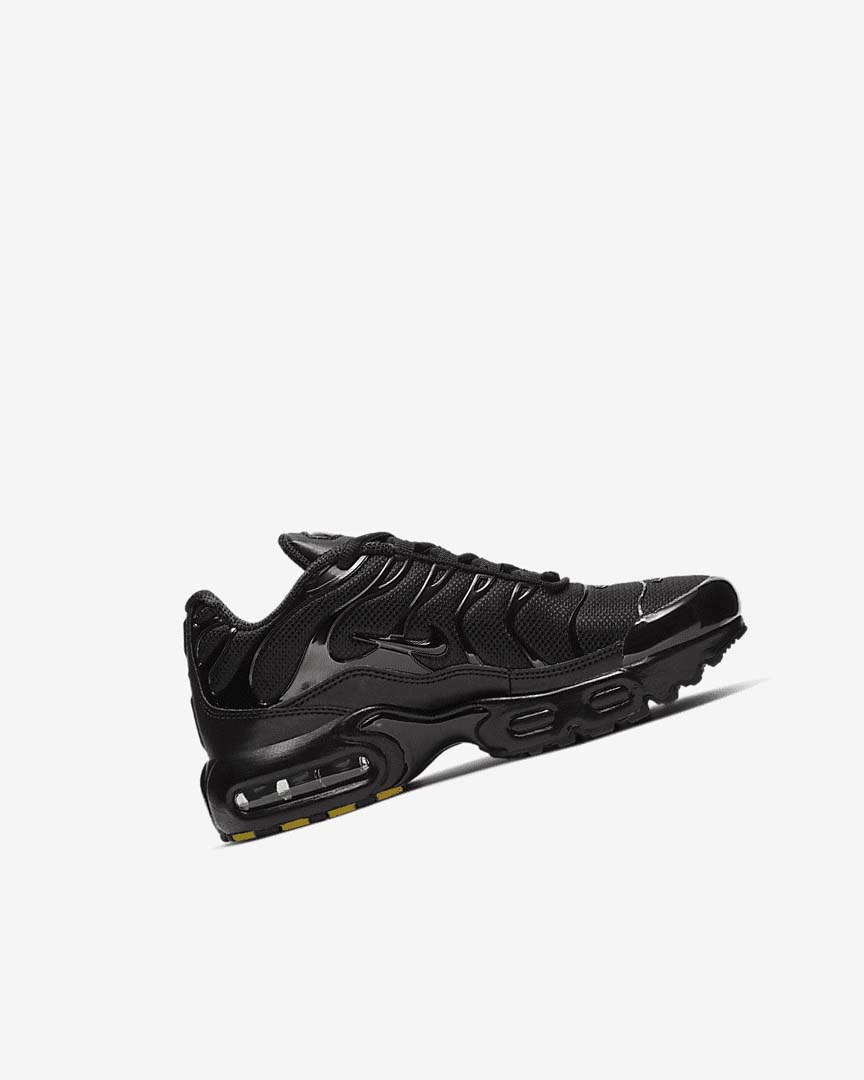 Black / Black / Black Girls' Nike Air Max Plus Sneakers | UK2484