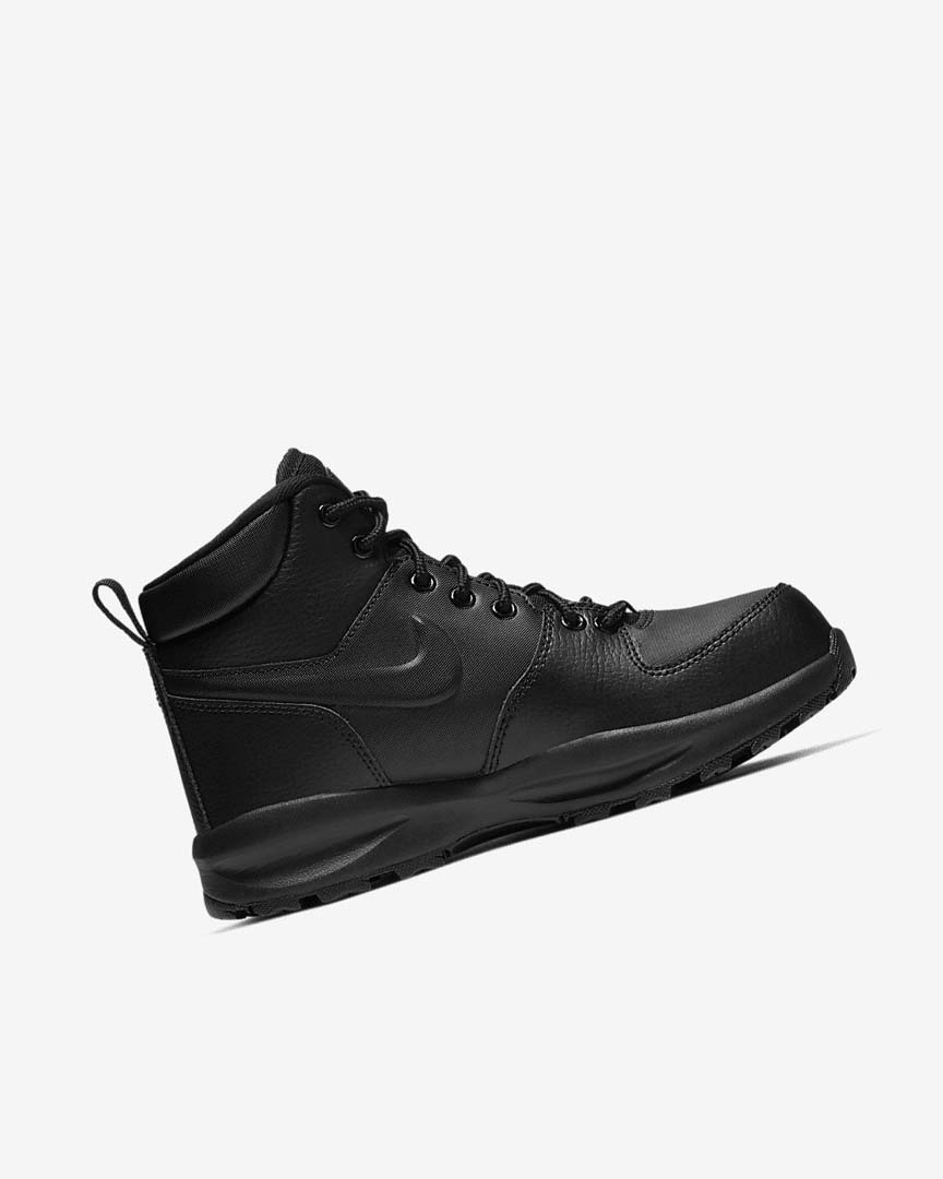 Black / Black / Black Girls' Nike Manoa LTR Boots | UK5509