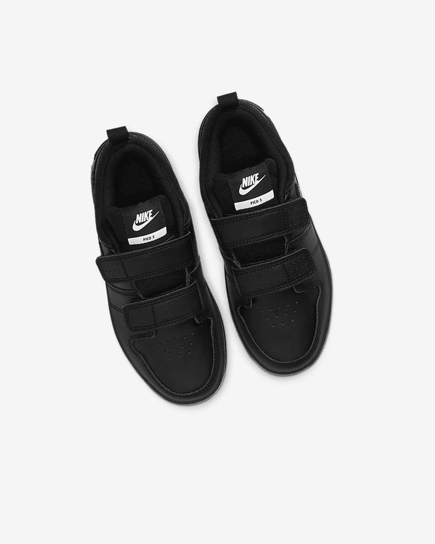 Black / Black / Black Girls' Nike Pico 5 Shoes | UK5440