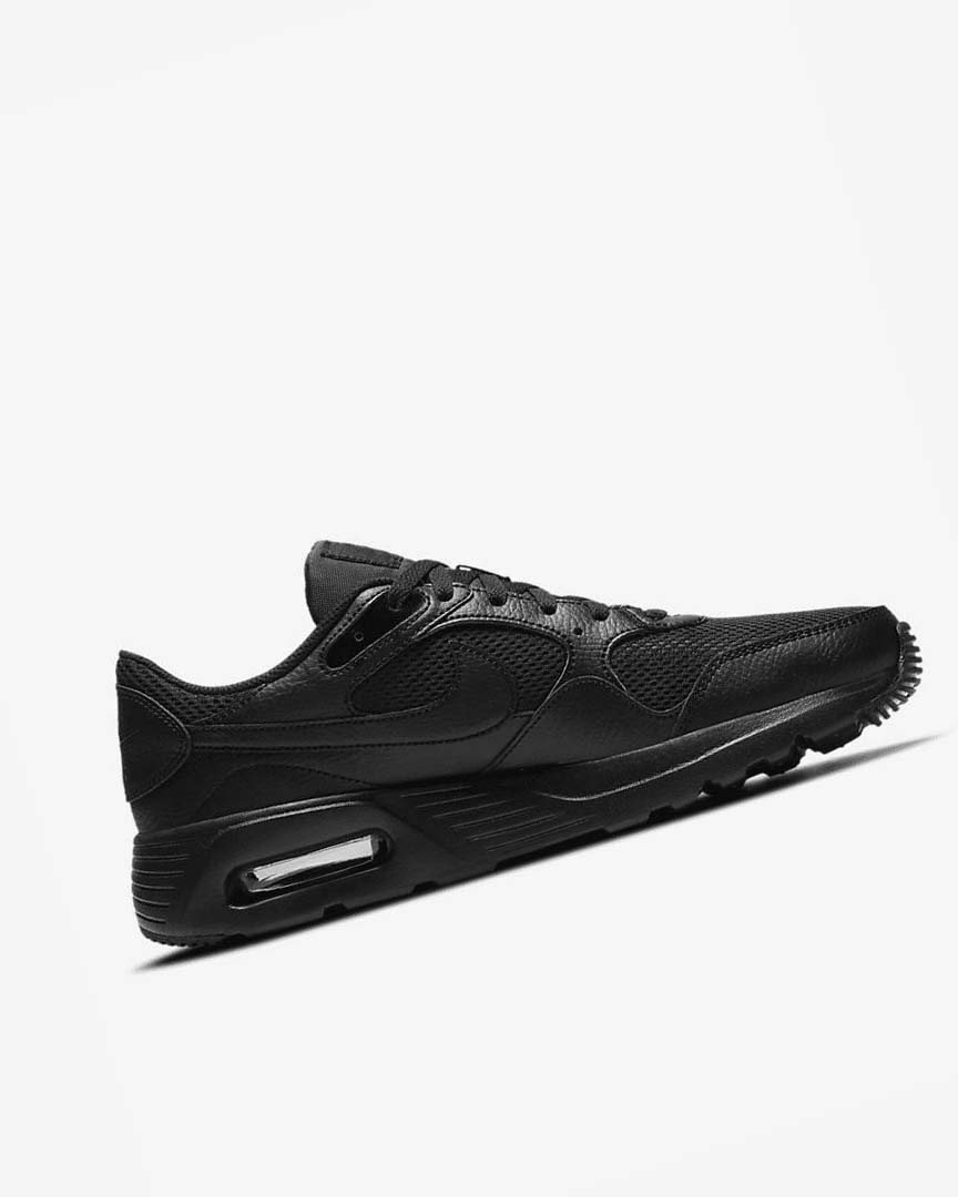 Black / Black / Black Men's Nike Air Max SC Sneakers | UK1177