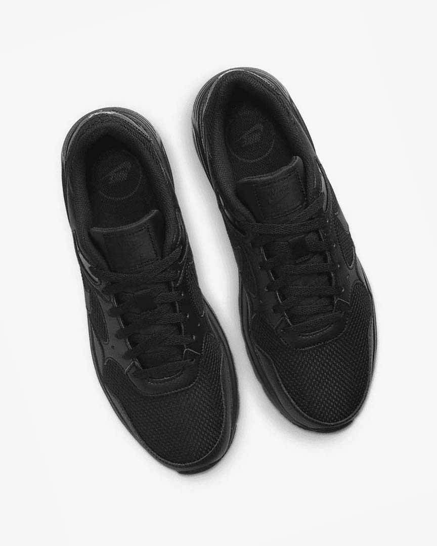 Black / Black / Black Men's Nike Air Max SC Sneakers | UK1177