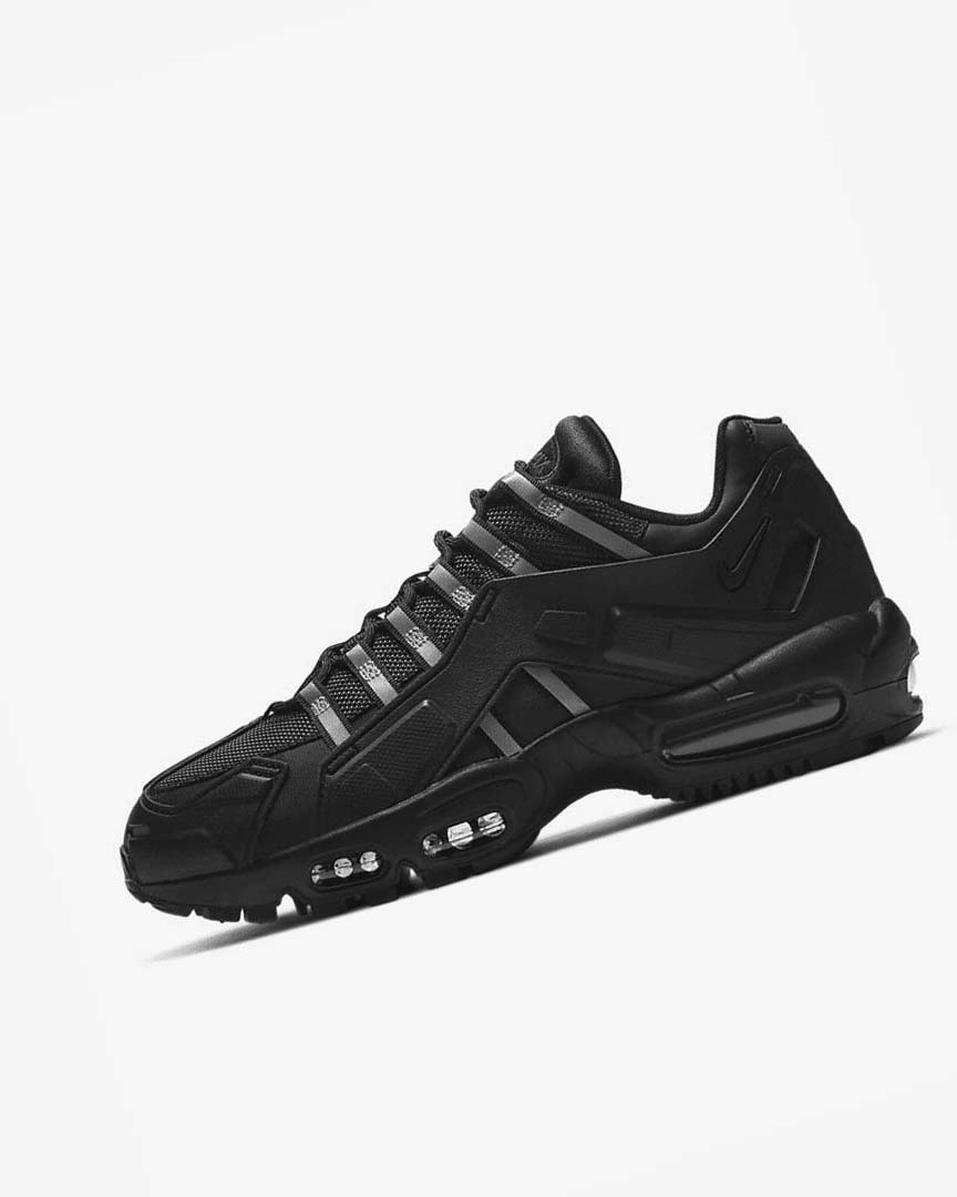 Black / Black / Black Men\'s Nike Air Max 95 NDSTRKT Casual Shoes | UK2466