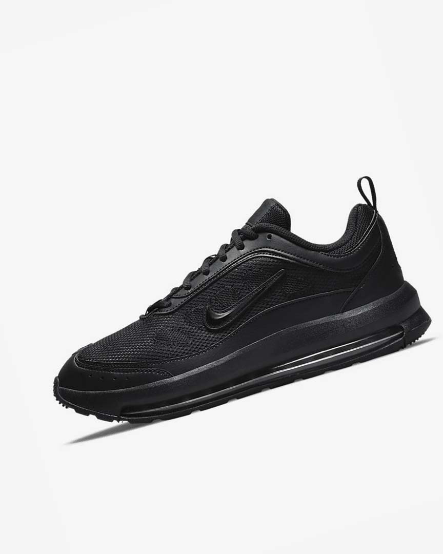 Black / Black / Black Men\'s Nike Air Max AP Sneakers | UK4589