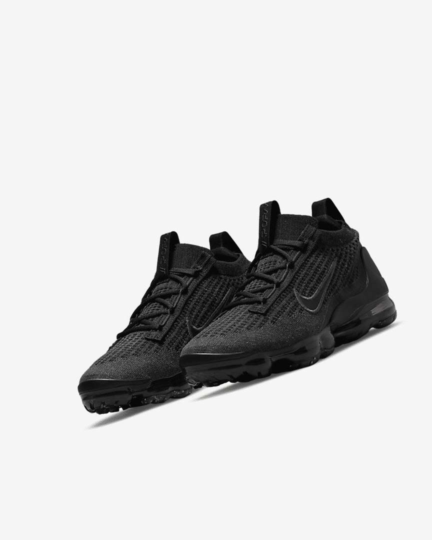 Black / Black / Dark Grey / Black Boys' Nike Air VaporMax 2021 FK Sneakers | UK5133