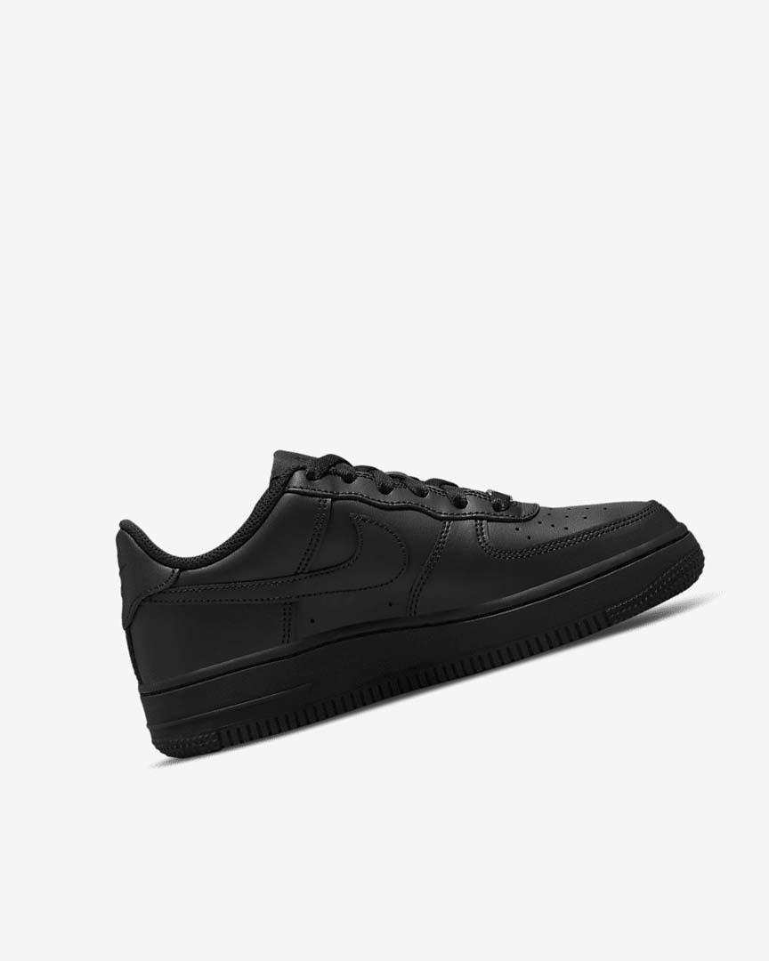 Black / Black Girls' Nike Air Force 1 LE Sneakers | UK5491