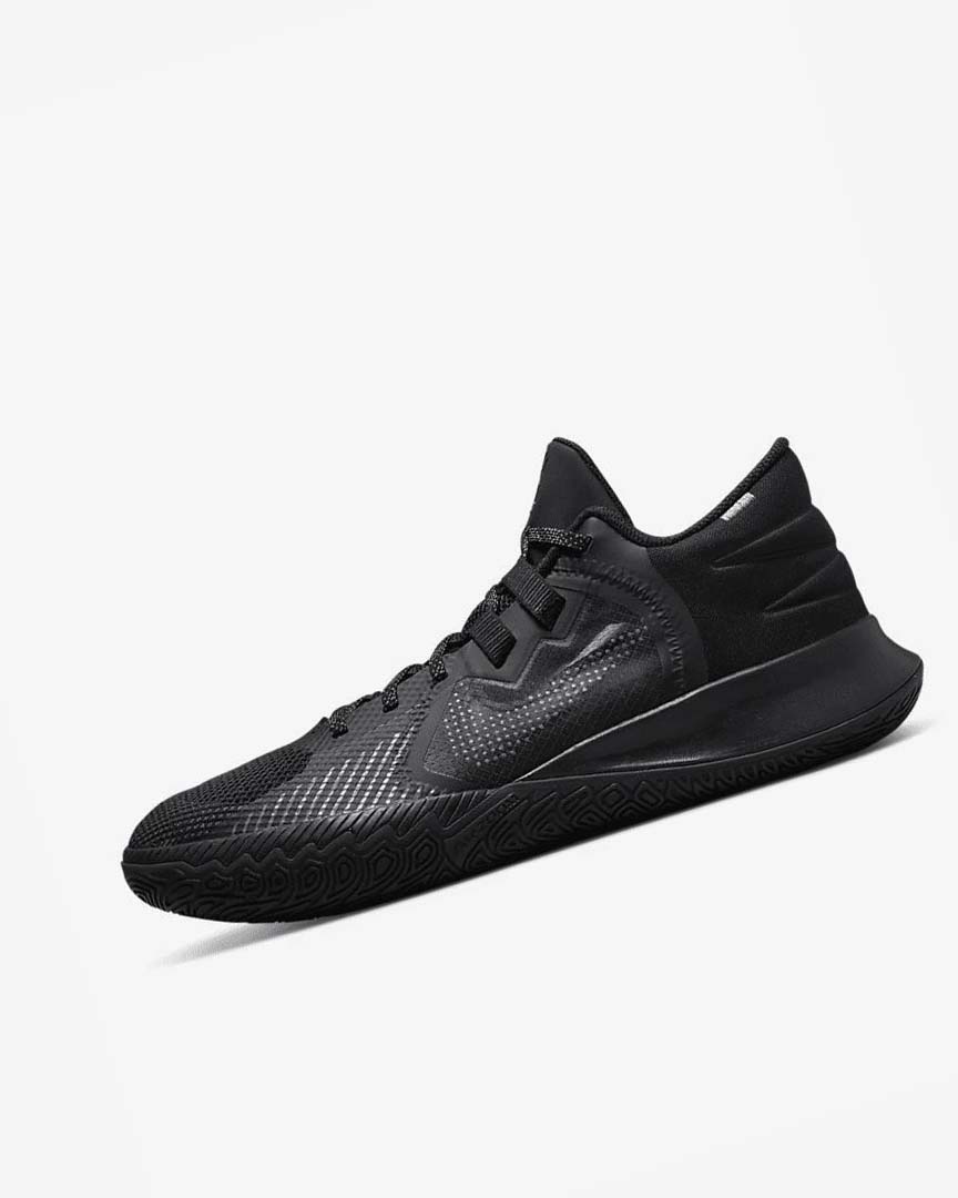 Black / Black / Grey Men\'s Nike Kyrie Flytrap 5 Basketball Shoes | UK4555