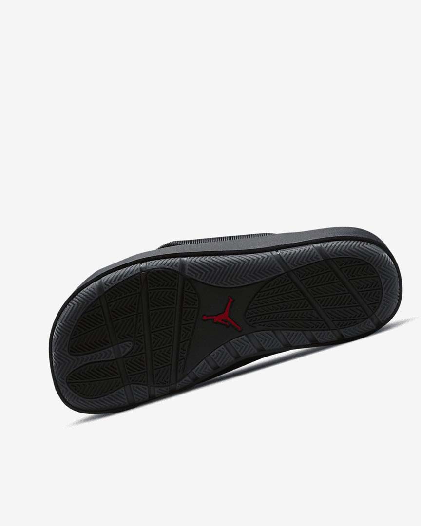 Black / Black / Red Women's Nike Jordan Sophia Slides | UK1123